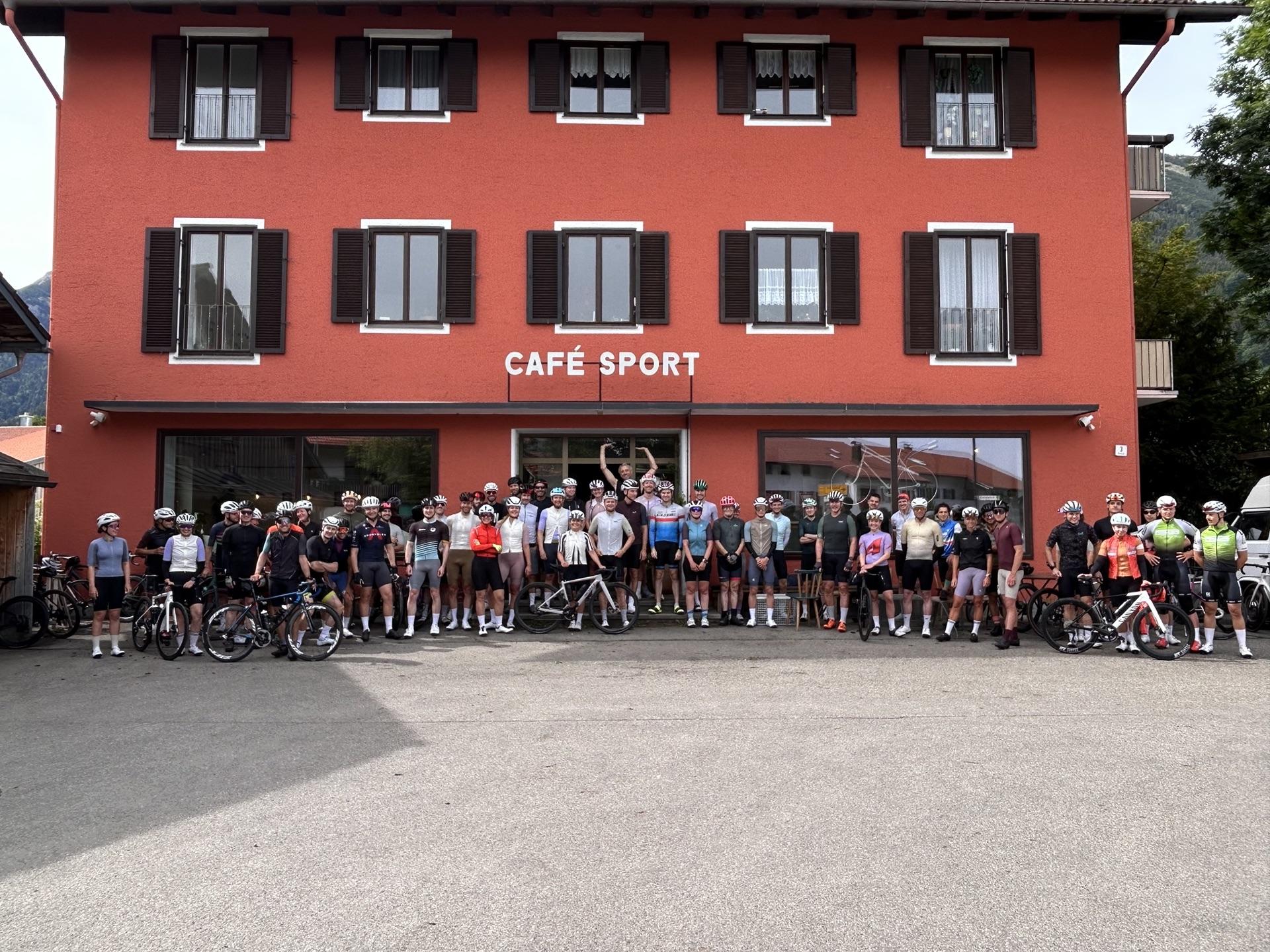 Außenansicht von Café Sport in Pfronten
